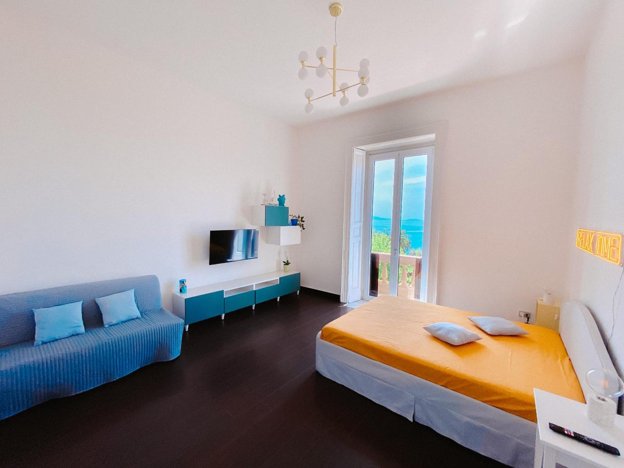 Blue Sea View Apartment Salerno Exterior photo
