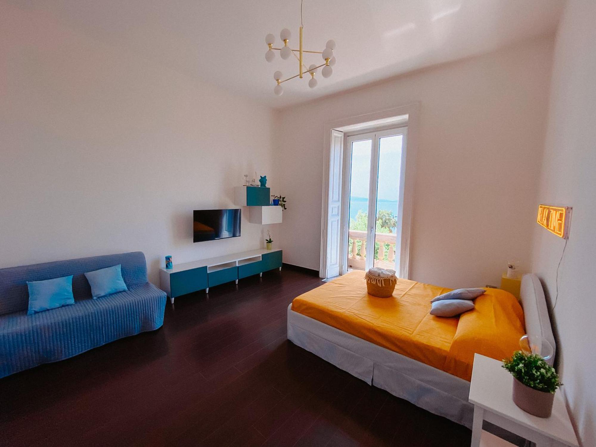 Blue Sea View Apartment Salerno Exterior photo